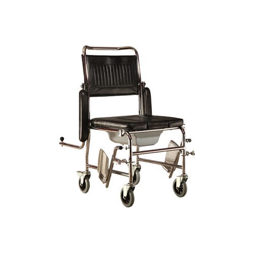 Garderobenstuhl mit Armlehnen - 601, 606 - IMC MEDICAL - mit Eimer / auf Rollen / Toilette