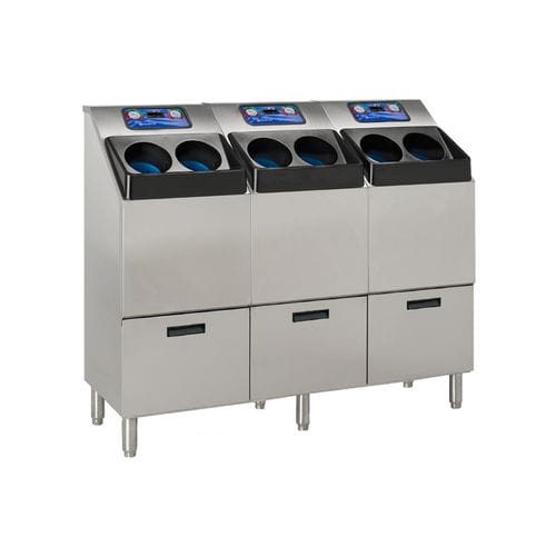 Handwaschanlage / 3 Stationen - CleanTech 4000S - Meritech - bodenstehend / Edelstahl