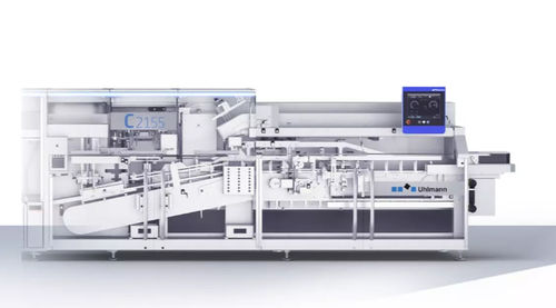 Intermittierender Kartonierer - C 2155 - Uhlmann - drehbar / bodenstehend / für Ampullen
