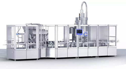 Automatisierte Verpackungsmaschine - IBC 240 - Uhlmann - kontinuierlich / bodenstehend / für Flaschen