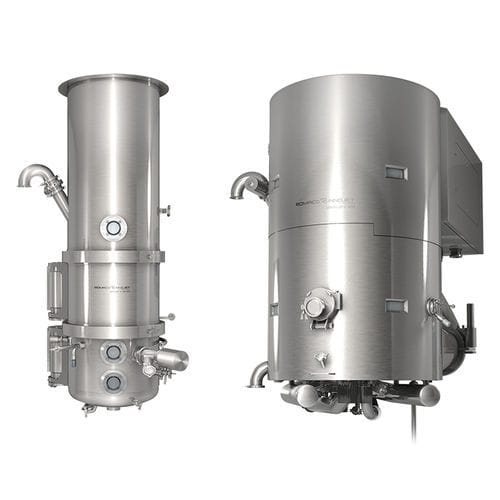 Granulator für die Pharmaindustrie - V series - Romaco - Trockner / mit Ummantelungssystem
