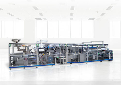 Kompakter Kartonierer - BLICA-600 - Heino Ilsemann GmbH - bodenstehend / modular / Tabletten