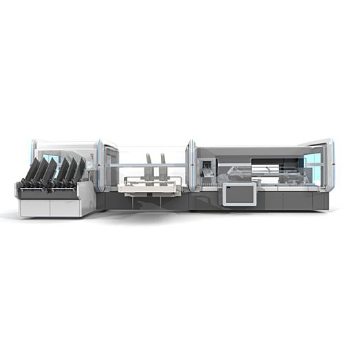 Automatischer Kartonierer - NeoTRAY - Körber Pharma - bodenstehend / modular / für Ampullen