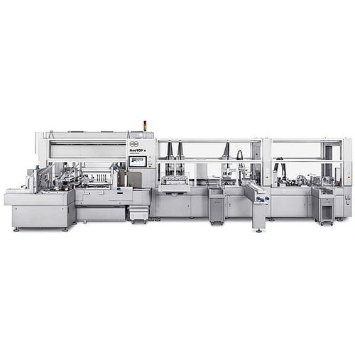 Vollautomatischer Kartonierer - NeoTOP x - Körber Pharma - kompakt / modular / für Ampullen