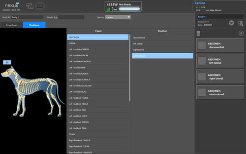 Software für medizinische Bildgebung - Nexus® VET - VAREX Imaging - für Veterinärmedizin / Diagnose / Beschaffung