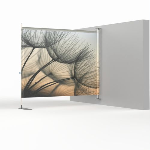 Tragbarer Medizinischer Bettschirm - Kin - KwickScreen - 1 Flügel