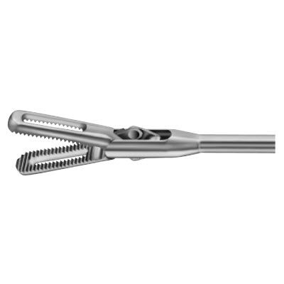 Endoskopische Klemme - R 260-30-036 - Ewald Bacher Medizintechnik - zum Greifen / zur Entfernung von Nierensteinen / gefenstert