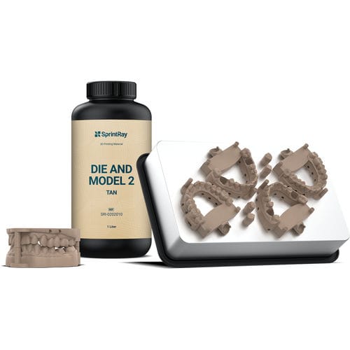 Zahnmedizinisches Material / Harz - Die and Model 2 Tan - SprintRay - für 3D-Druck / zur Modellierung / biokompatibel