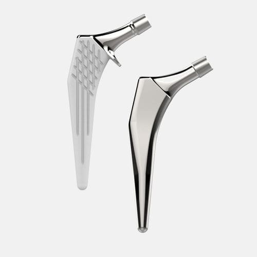 Minimalinvasive Hüftschaftprothese -  SYMBOL®  - Dedienne santé - zementiert oder zementfrei
