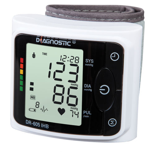 Automatischer Blutdruckmonitor - DR-605 IHB  - Diagnosis - oszillometrisch / Handgelenk / mit Erwachsenenmanschette