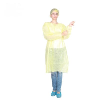 OP-Kittel / unisex - WLG1005-L1 - Hubei Wanli Protective Products - Einweg / gelb