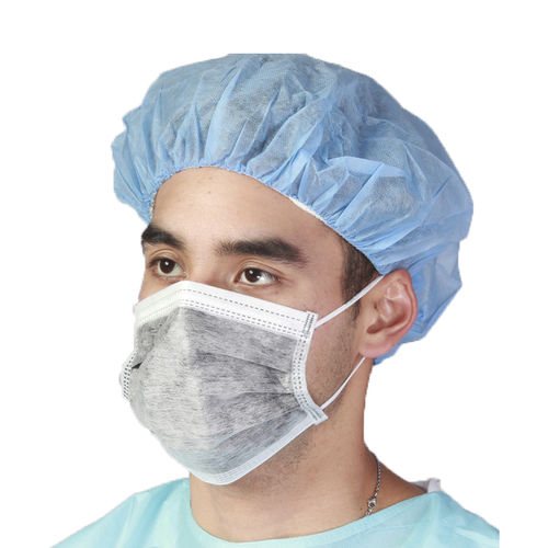 OP-Maske / EN 14683 - WLM2001C - Hubei Wanli Protective Products - Polypropylen / mit Aktivkohlefilter / für Erwachsene