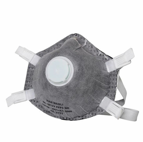 FFP3-Maske - WL-2012C - Hubei Wanli Protective Products - Baumwolle / mit Exspirationsventil / mit Aktivkohlefilter