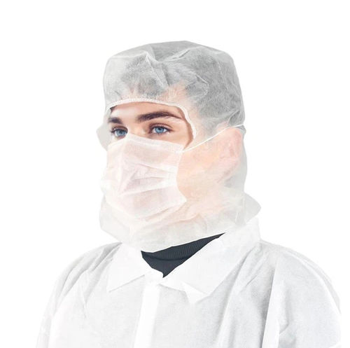Integralhaube - WLC1008 - Hubei Wanli Protective Products - aus Polypropylen / Einweg / Vlies