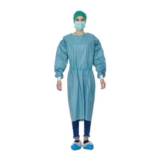 OP-Kittel / unisex - WLG1003 - Hubei Wanli Protective Products - aus Polypropylen / aus Polyethylen / Einweg