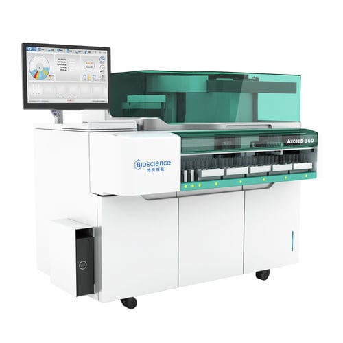 Automatischer Immunoassay-Analysator - Axceed 360 - Bioscience (Tianjin) Diagnostic Technology Co.,Ltd - für klinische Diagnose / Chemilumineszenz / geschlossen