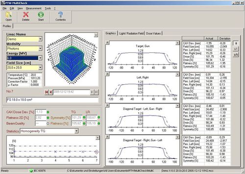 Datenverwaltungssoftware - LINAC QA - PTW Freiburg Physikalisch-Technische-Werkstätten - Reporting / Mess / für Strahlentherapie