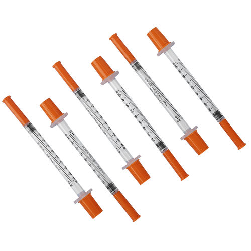 Insulinspritze - Shandong Wuzhou Medical Equipment - 0,3 ml / Polypropylen / Gummi