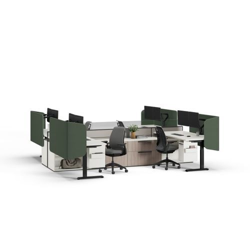 Stationärer Medizinischer Bettschirm - Universal - Allsteel