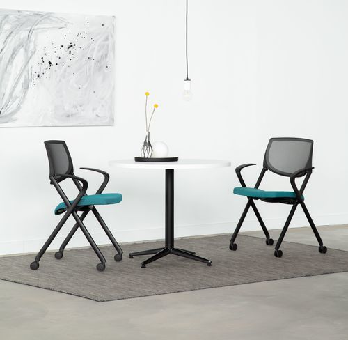 Bürostuhl mit Armlehnen - Seek&reg; - Allsteel - auf Rollen / mobil / ergonomisch