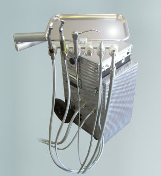 Mobiles Helferinnenelement für Dentaleinheit - Expedition XP - Safari Dental inc. - 4 Instrumente