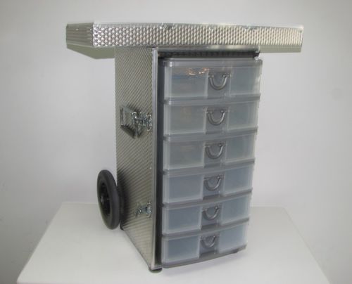 Abstellschrank - SAF-430S - Safari Dental inc. - für medizinische Geräte / mit Schublade / auf Rollen