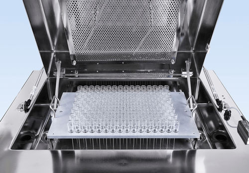 Reinigungsstation für die Pharmaindustrie - GW - Cozzoli Machine Company - für Fläschchen / für Ampullen / automatisiert