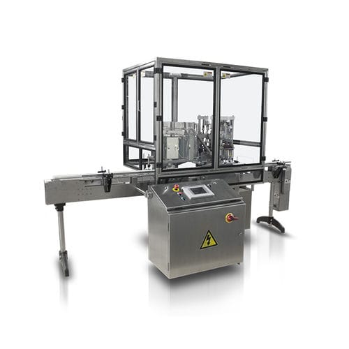 Verschließmaschine für Ampullen - CM Series - Cozzoli Machine Company - für die Pharmaindustrie / drehbar / automatisch