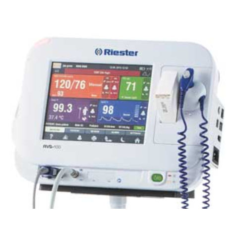 Kompakter Multiparameter-Monitor - RVS-100 - AMD Global Telemedicine - modular / Temperatur / Blutdruckmessung