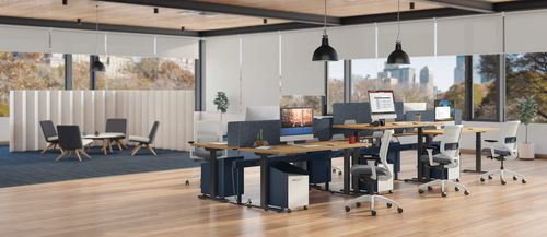 Arbeitstisch - Coordinate - The HON Company - Büro / rechteckig / höhenverstellbar