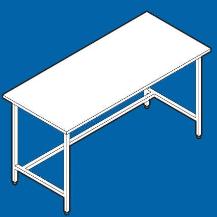 Arbeitstisch - Clean Rooms International - Labor / für Reinraum / Edelstahl