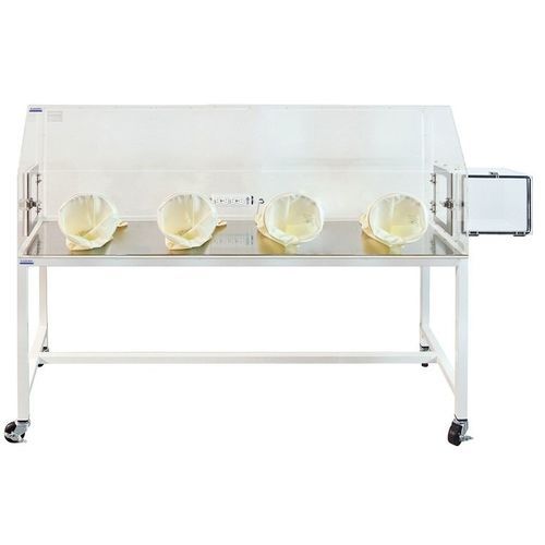 Labor-Strahlenschutzbox - 2100-4-E - CLEATECH - bodenstehend / Edelstahl / Acryl