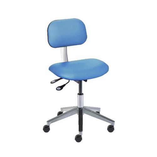 Stuhl für Reinraum - BTW-H-RK - CLEATECH - auf Rollen / ergonomisch