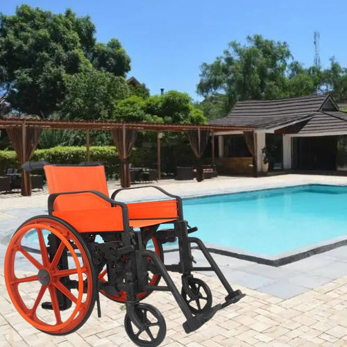 Manueller Rollstuhl - HO-W101 - Hongkong Medi - für Strand / für Pool / mit Fußstütze