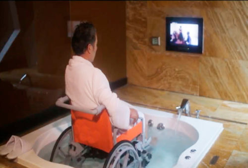 Passiver Rollstuhl - HO-W101-10 - Hongkong Medi - für Dusche