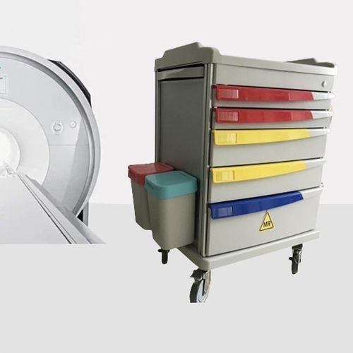 Medizinischer Wagen - HO-M05 - Hongkong Medi - Vielzweck / 5 Schubladen / Abfalleimer