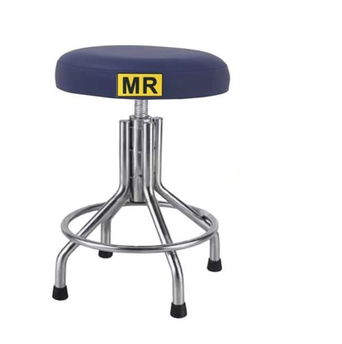 Hocker für Gesundheitseinrichtungen - HO-M04 - Hongkong Medi - höhenverstellbar / quadratisch / blau
