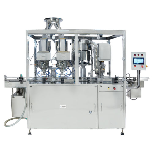 Füll- und Versiegelsystem / für die Pharmaindustrie - Twin Head - Anchor Mark Private Limited - für Flaschen / automatisch