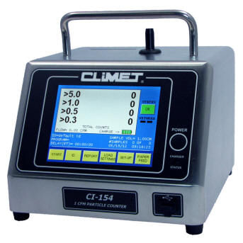 Tragbarer Partikelzähler - CI-x5x Series - CLIMET INSTRUMENTS COMPANY - für die Pharmaindustrie / 4 Kanäle / batteriebetrieben