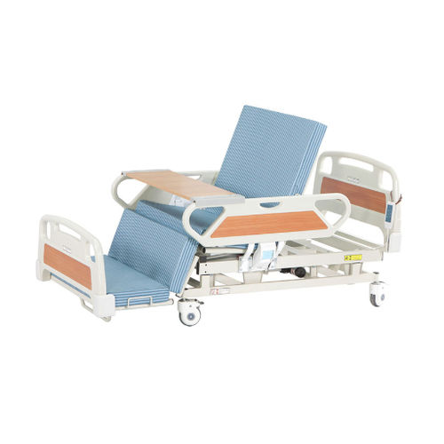 Pflegebett für häusliche Krankenpflege - YA-DH3-2 - Zhangjiagang Medi Medical Equipment - elektrisch / höhenverstellbar / auf Rollen