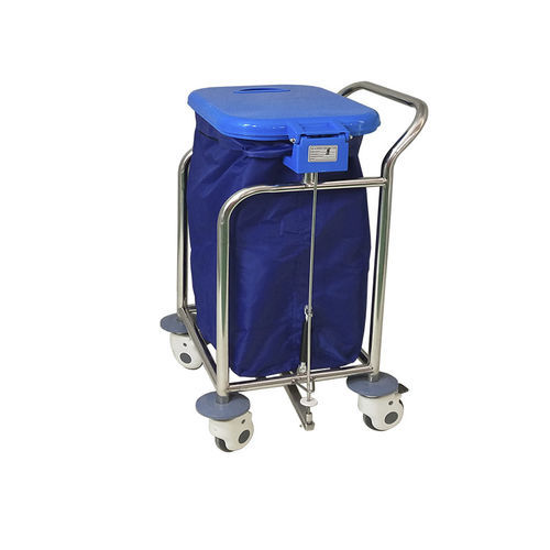 Sackhalterwagen für dreckige Wäsche - MK-S17 - Zhangjiagang Medi Medical Equipment - medizinisch / Transport / 1 Sack