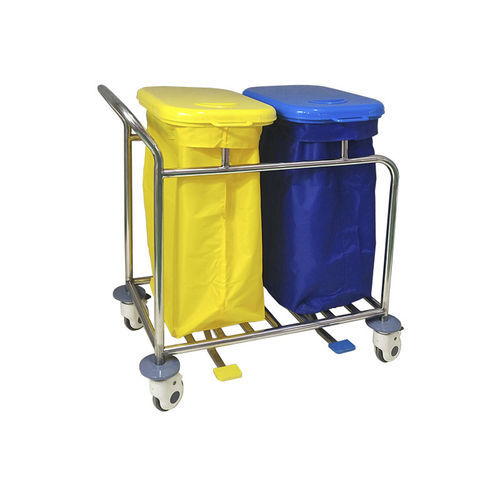 Sackhalterwagen für dreckige Wäsche - MK-S18 - Zhangjiagang Medi Medical Equipment - medizinisch / Reinigung / Abfall
