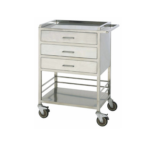 Medizinischer Wagen - MK-S25 - Zhangjiagang Medi Medical Equipment - Medikamente / Pflege / Edelstahl