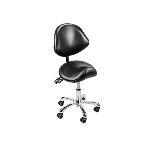 Höhenverstellbarer Hocker - YA-S06 - Zhangjiagang Medi Medical Equipment - für Arztpraxis / pneumatisch / mit Rückenlehne