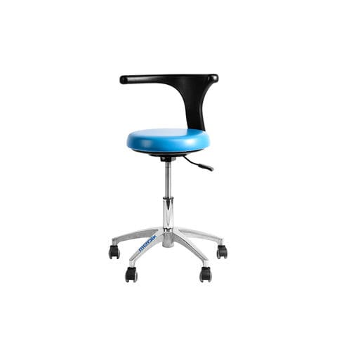 Höhenverstellbarer Hocker - YA-S07 - Zhangjiagang Medi Medical Equipment - für Arztpraxis / mit Rückenlehne