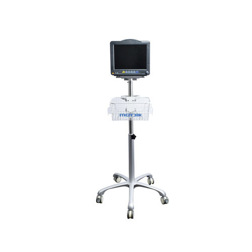 Medizinischer Wagen - MK-IS07 - Zhangjiagang Medi Medical Equipment - für Monitor / Vielzweck / mit Korb