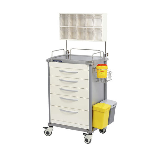 Medizinischer Wagen - MK-C06 - Zhangjiagang Medi Medical Equipment - für Anästhesie / für OP-Saal / Medikamente
