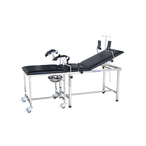 Bett für Entbindungen - MC-C10 - Zhangjiagang Medi Medical Equipment - auf Rollen / dreiteilig