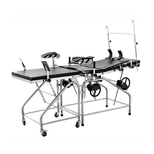 Mechanischer Geburtsstuhl - MC-C04 - Zhangjiagang Medi Medical Equipment - auf Rollen / Fußstütze