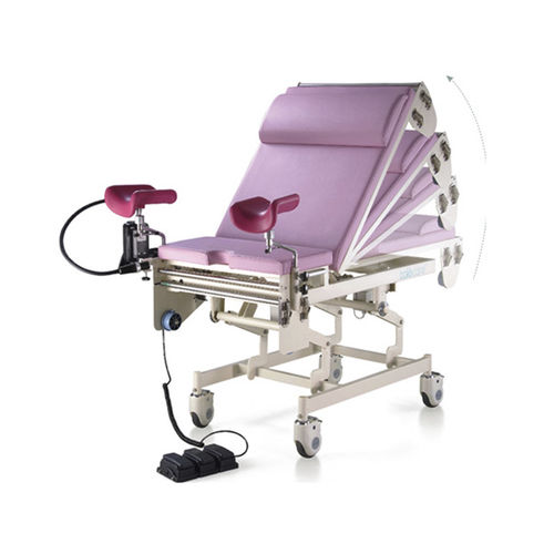 Gynäkologie-Untersuchungsliege - YA-EC-U06 - Zhangjiagang Medi Medical Equipment - elektrisch / höhenverstellbar / auf Rollen